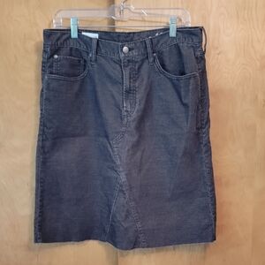 GAP 1969 Brown Cord Skirt